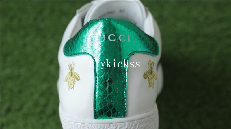 GC Ace Embroidered Sneaker White Bee & Star